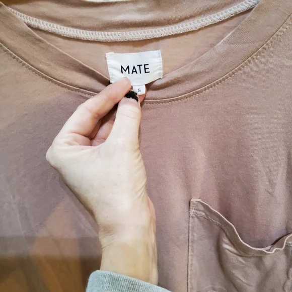 MATE Casual Pink T-Shirt Dress - Picture 2 of 2